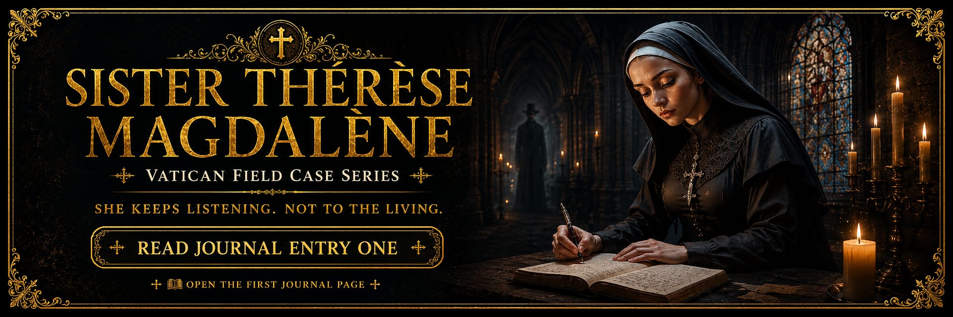 Sister Thérèse Magdalene — BitChamp psychic nun horror cycle banner